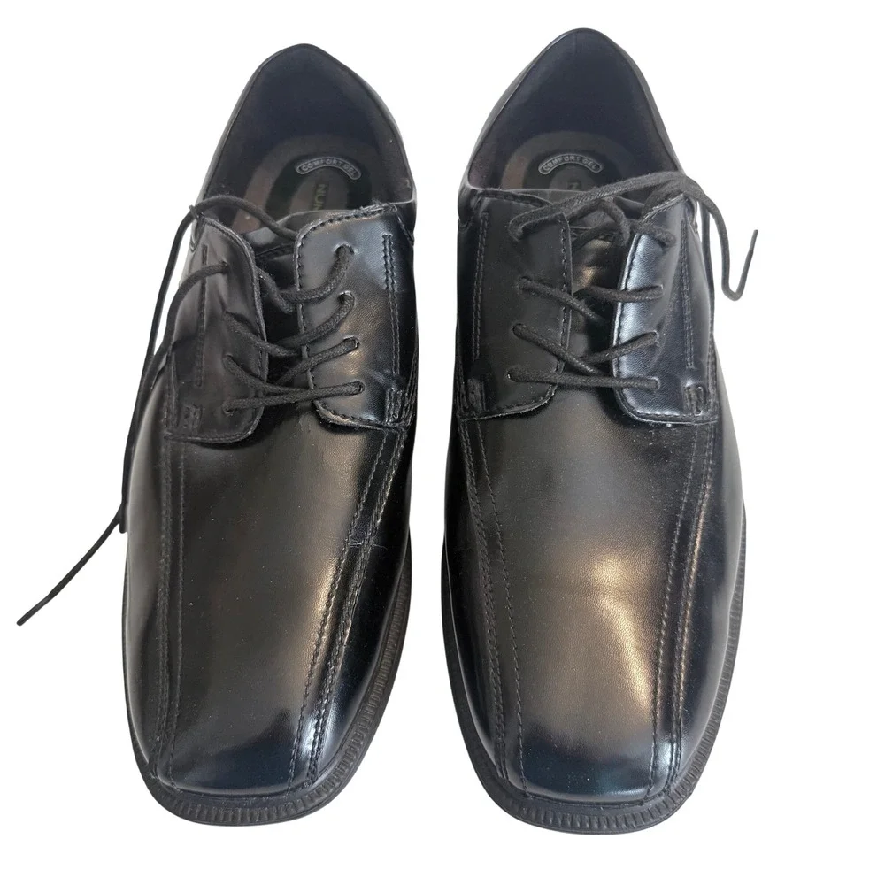 Nunn Bush Kore Oxford Shoes Mens 11W Black Leather Comfort Gel Formal